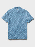 Reyn Spooner BLOSSOM HARMONY PERFORMANCE POLO in MOONLIGHT BLUE