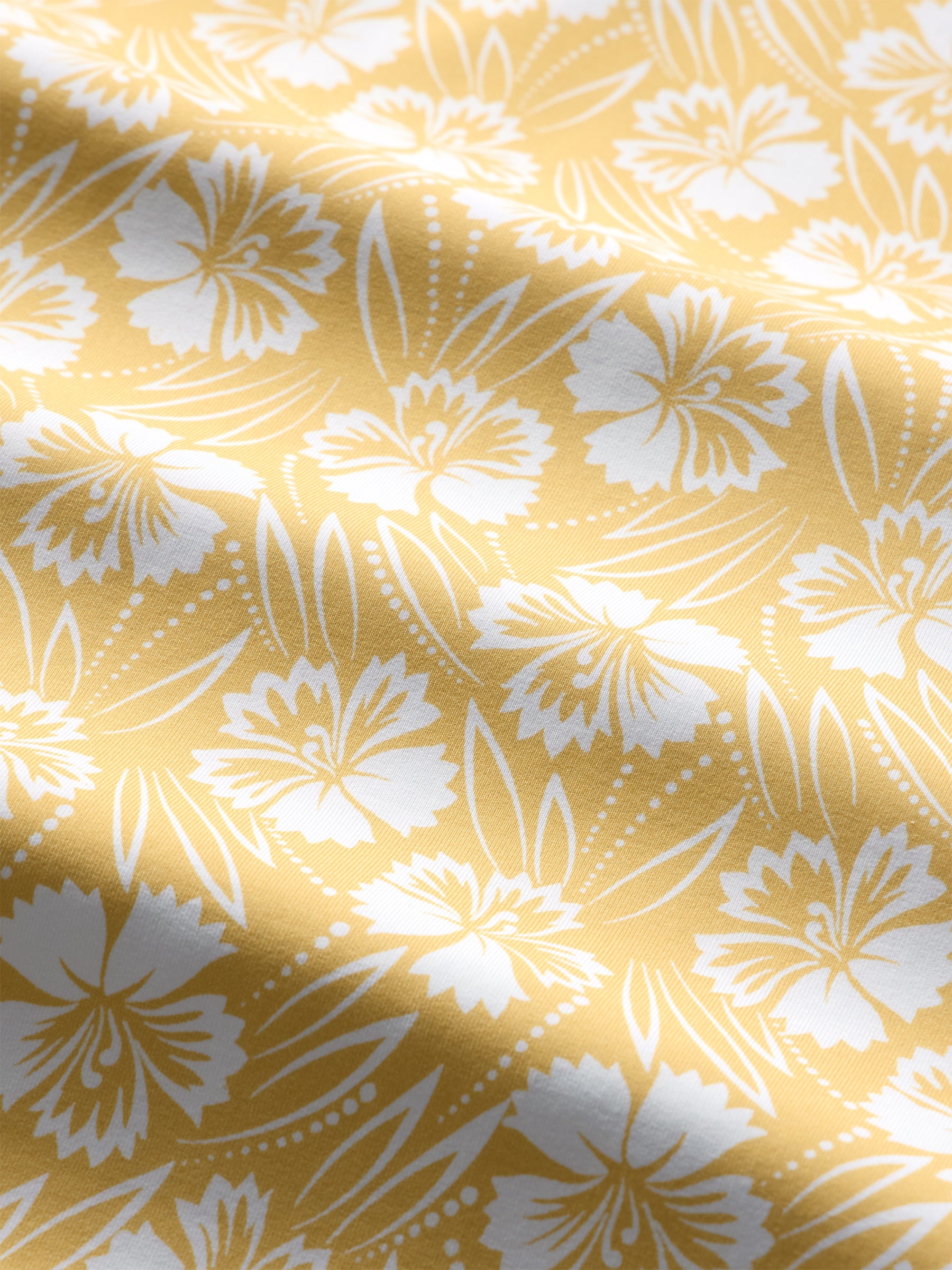 Reyn Spooner BLOSSOM HARMONY PERFORMANCE POLO in YELLOW