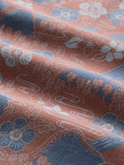 Reyn Spooner SAKURA FIELDS PERFORMANCE ALOHA SHIRT in DUSTY CEDAR