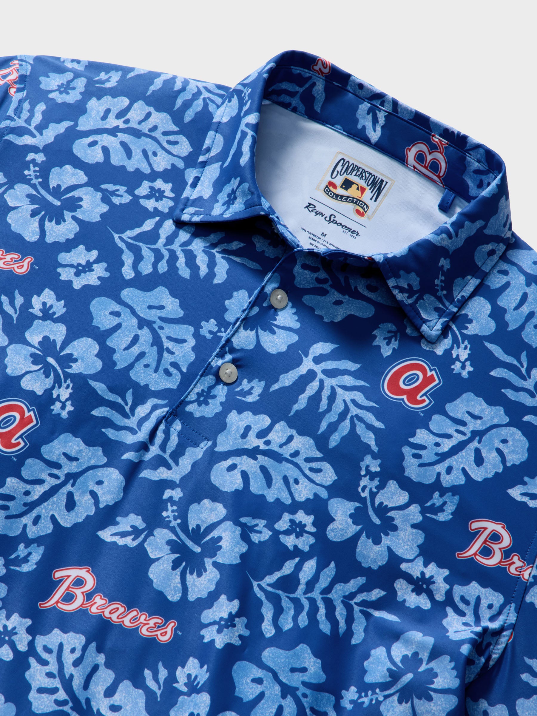 MLB® ATLANTA BRAVES COOPERSTOWN PERFORMANCE POLO – Reyn Spooner