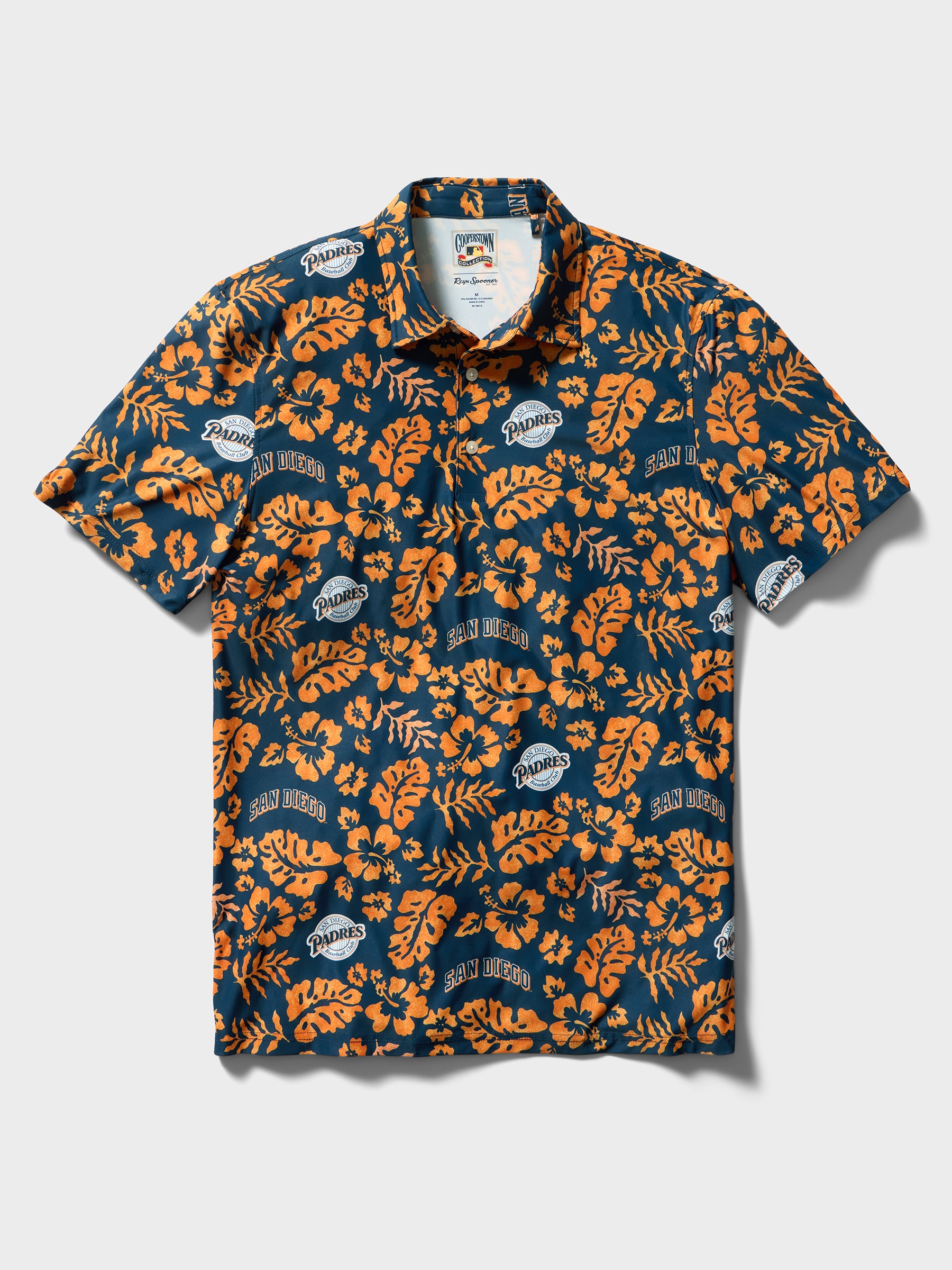 Reyn Spooner MLB® SAN DIEGO PADRES COOPERSTOWN PERFORMANCE POLO in NAVY