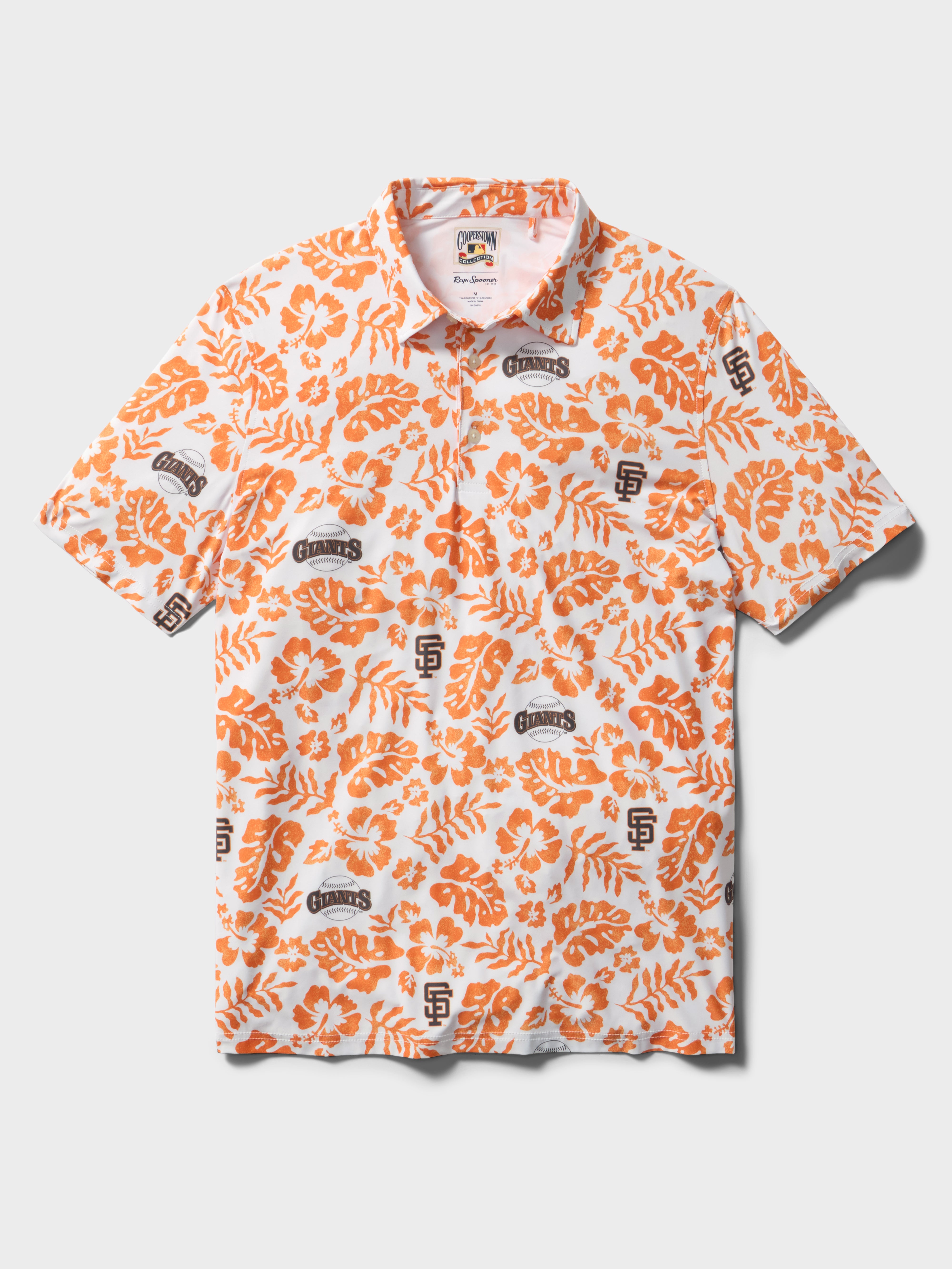 Reyn Spooner MLB® SAN FRANCISCO GIANTS COOPERSTOWN PERFORMANCE POLO in WHITE