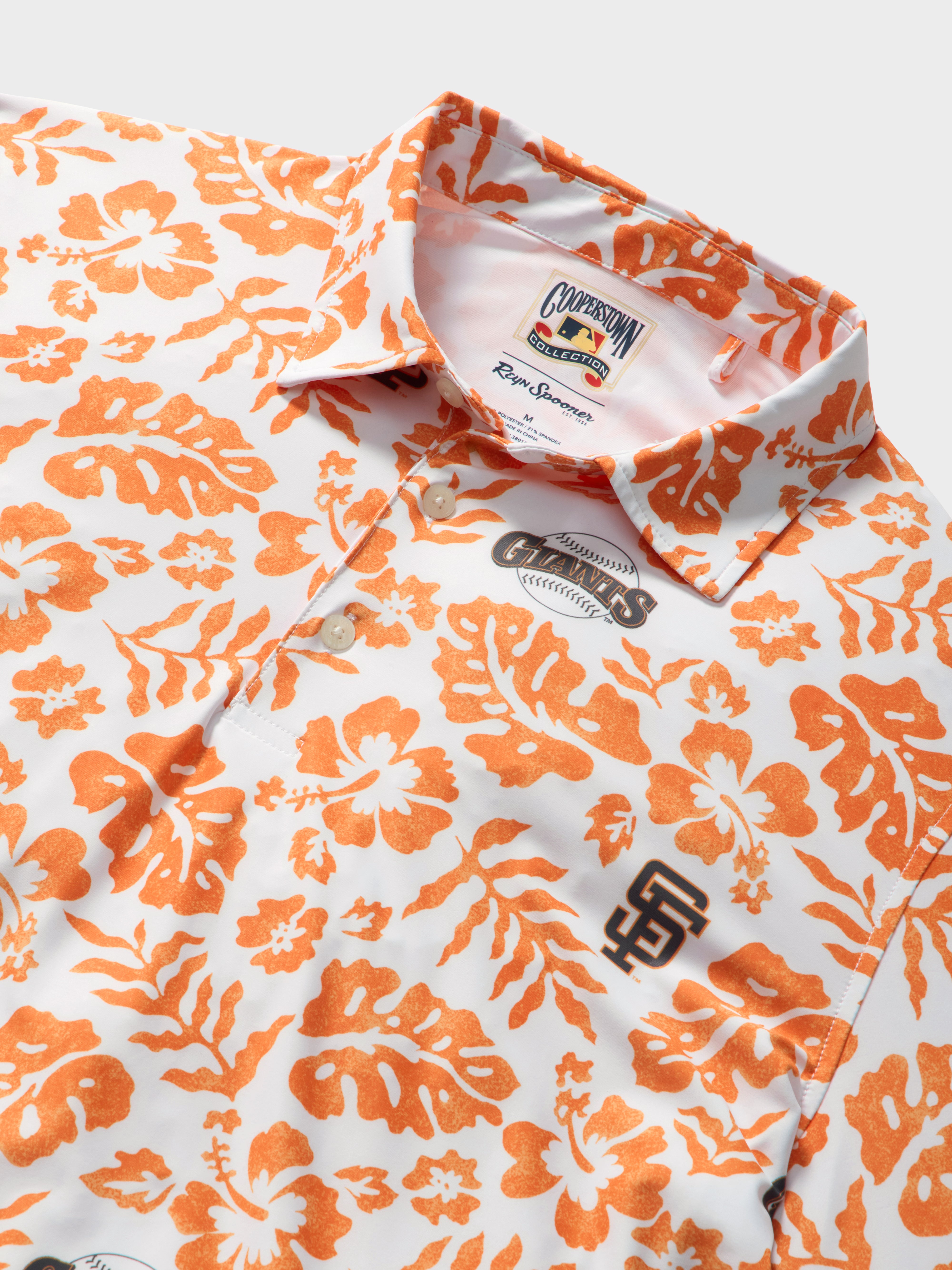 Reyn Spooner MLB® SAN FRANCISCO GIANTS COOPERSTOWN PERFORMANCE POLO in WHITE