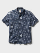Reyn Spooner MLB® CHICAGO CUBS COOPERSTOWN PERFORMANCE ALOHA SHIRT in NAVY