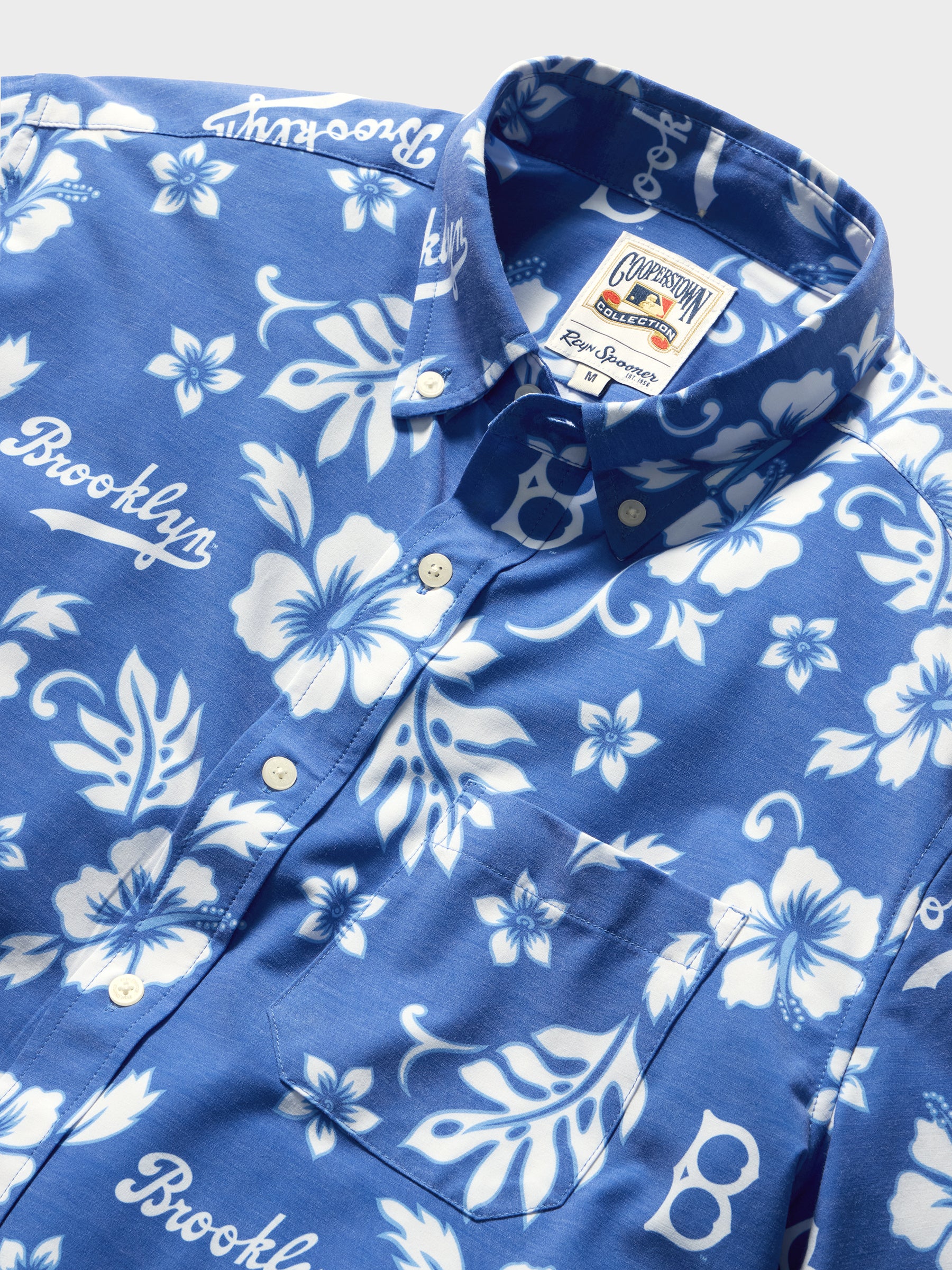 MLB® BROOKLYN DODGERS COOPERSTOWN PERFORMANCE ALOHA SHIRT – Reyn