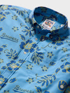 Reyn Spooner MLB® MILWAUKEE BREWERS COOPERSTOWN PERFORMANCE ALOHA SHIRT in LIGHT BLUE