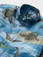 Reyn Spooner MLB® LOS ANGELES DODGERS GODZILLA ALOHA SHIRT in BLUE