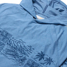 Reyn Spooner NALU TAPA PERFORMANCE HOODIE in MID BLUE