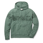 Reyn Spooner NALU TAPA PERFORMANCE HOODIE in OLIVE