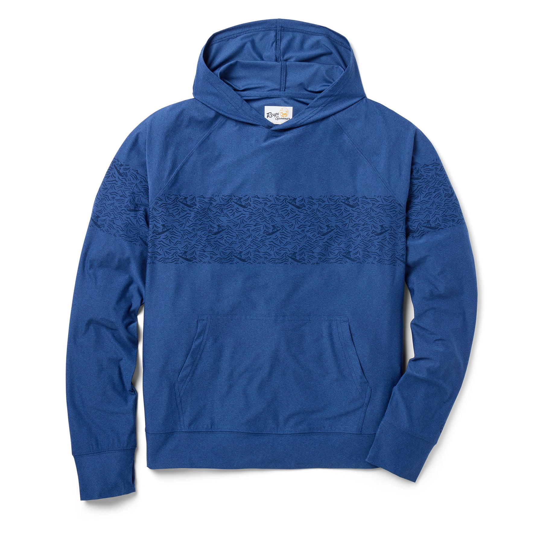 Reyn Spooner ISLAND GLIDE PERFORMANCE HOODIE in NAVY