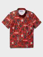 Reyn Spooner NORTH CAROLINA STATE UNIVERSITY PUA PERFORMANCE POLO in RED
