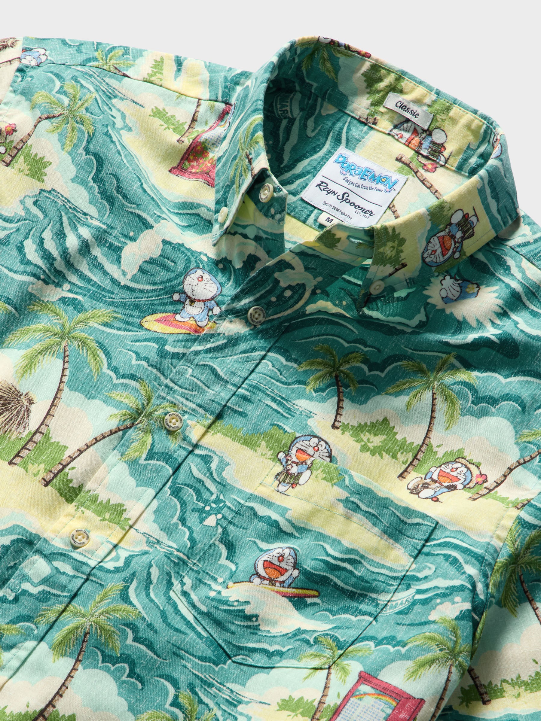 ALOHA DORAEMON MEN'S ALOHA SHIRT | Reyn Spooner