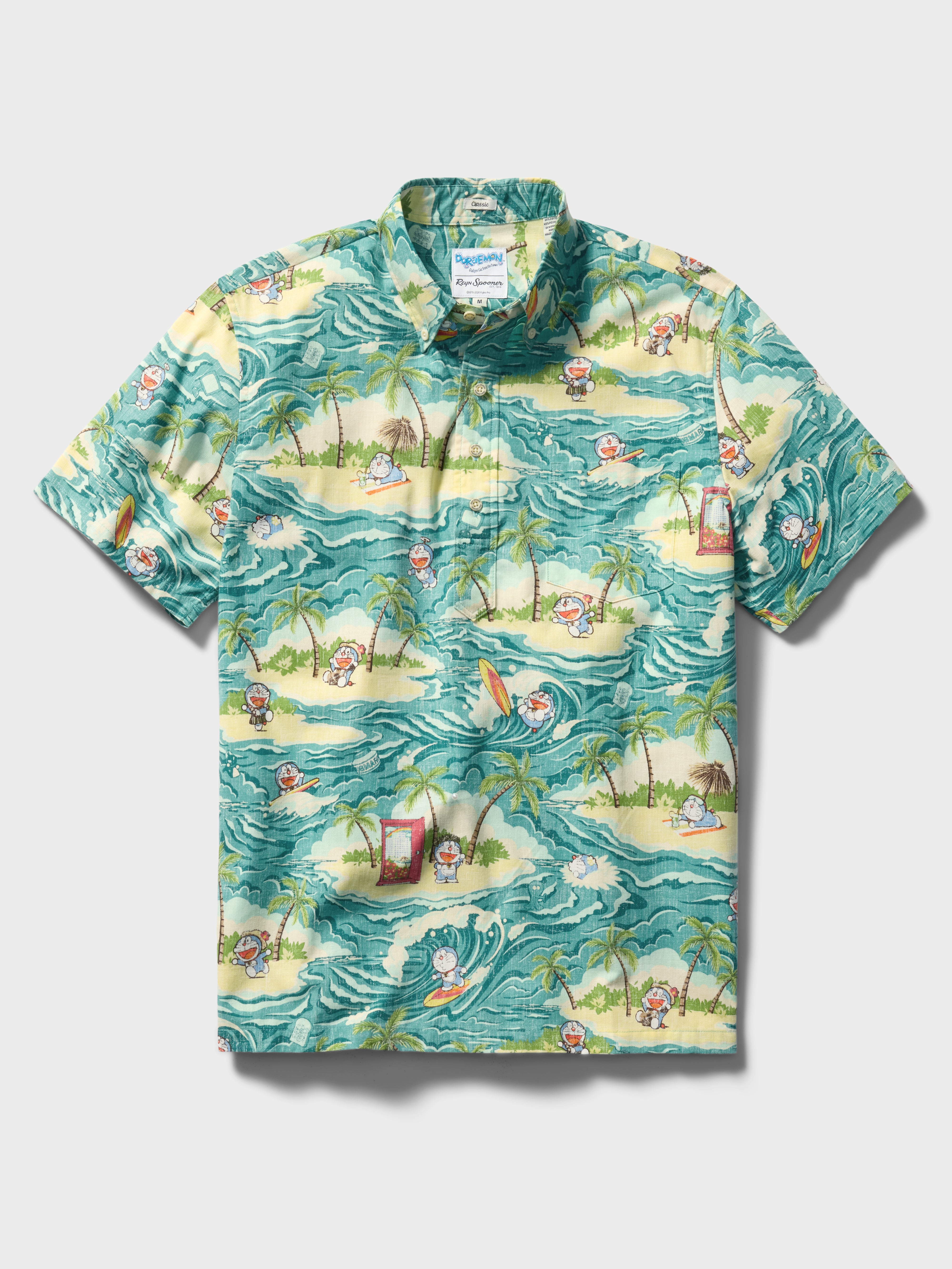 panorama228 Reyn Spooner ×Disneyコラボ ALOHA DORAEMON MEN'S ALOHA SHIRT | Reyn Spooner