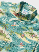 Reyn Spooner ALOHA DORAEMON TAILORED in TEAL