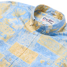 Reyn Spooner UNIVERSITY OF CALIFORNIA LOS ANGELES TAPA FLORAL BUTTON FRONT in BLUE