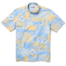 Reyn Spooner UNIVERSITY OF CALIFORNIA LOS ANGELES TAPA FLORAL PULLOVER in BLUE