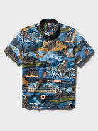 Reyn Spooner MLB® SAN FRANCISCO GIANTS GODZILLA ALOHA SHIRT in GREY