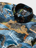 Reyn Spooner MLB® SAN FRANCISCO GIANTS GODZILLA ALOHA SHIRT in GREY