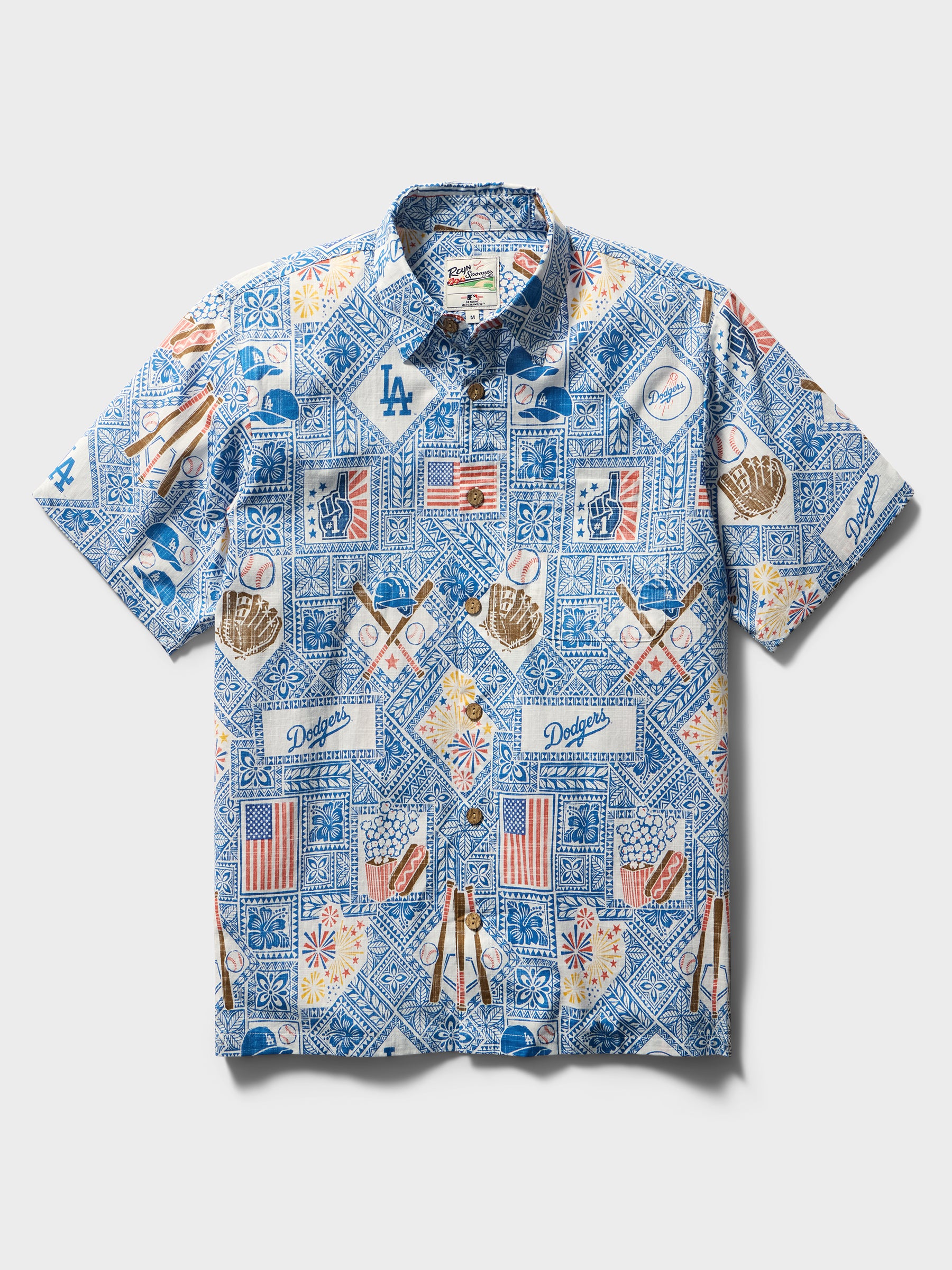 MLB® LOS ANGELES DODGERS AMERICA'S FAVORITE PASTIME ALOHA SHIRT