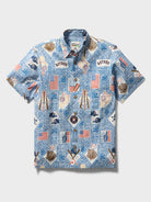 Reyn Spooner MLB® HOUSTON ASTROS AMERICA'S FAVORITE PASTIME ALOHA SHIRT in BLUE
