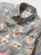Reyn Spooner MLB® NEW YORK YANKEES AMERICA'S FAVORITE PASTIME ALOHA SHIRT in NAVY