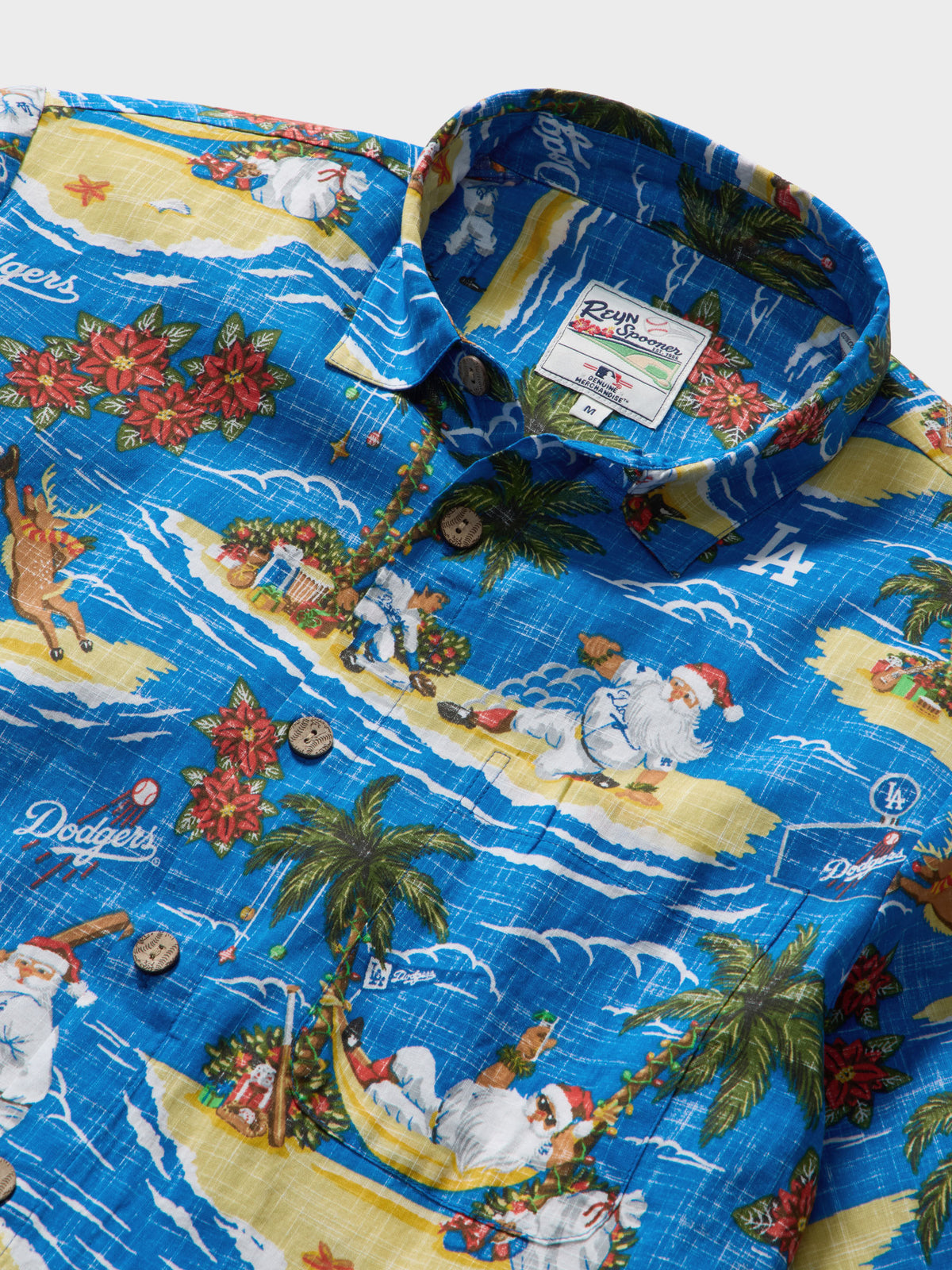 Reyn Spooner MLB® LOS ANGELES DODGERS CHRISTMAS in BLUE