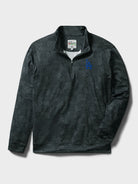 Reyn Spooner MLB® LOS ANGELES DODGERS QUARTER ZIP in SOUTH PACIFIC TAPA - BLACK