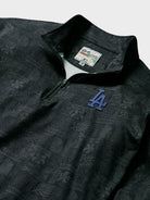 Reyn Spooner MLB® LOS ANGELES DODGERS QUARTER ZIP in SOUTH PACIFIC TAPA - BLACK