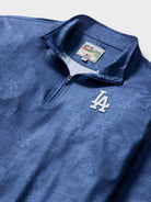 Reyn Spooner MLB® LOS ANGELES DODGERS QUARTER ZIP in SOUTH PACIFIC TAPA - TRUE NAVY