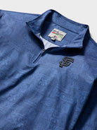 Reyn Spooner MLB® SAN FRANCISCO GIANTS QUARTER ZIP in SOUTH PACIFIC TAPA - TRUE NAVY
