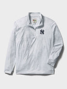 Reyn Spooner MLB® NEW YORK YANKEES QUARTER ZIP in SOUTH PACIFIC TAPA - WHITE