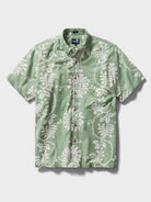 Reyn Spooner MATAHIVA BUTTON FRONT in JADE
