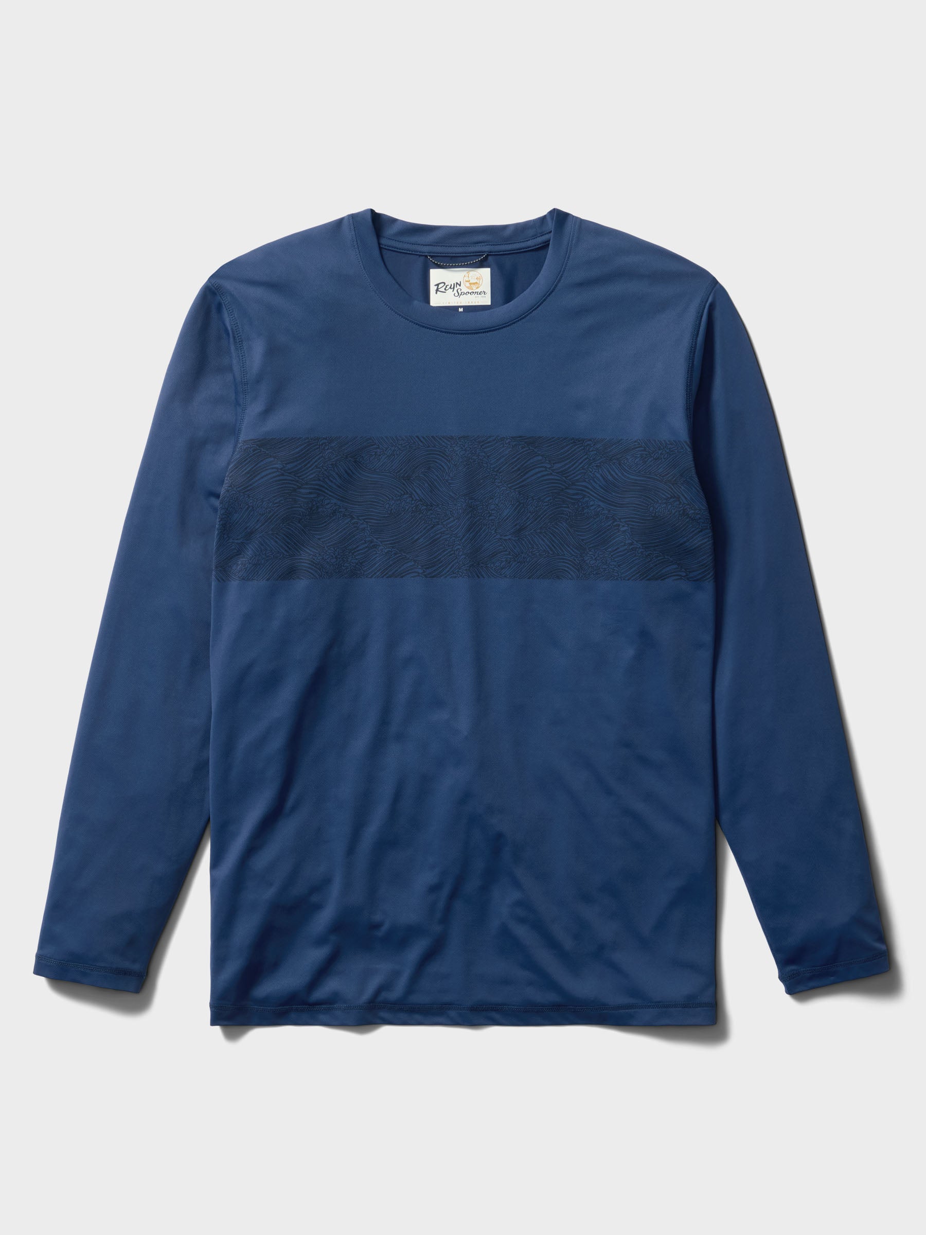 Reyn Spooner MOLOKAI CHANNEL SUN SHIRT in NAVY