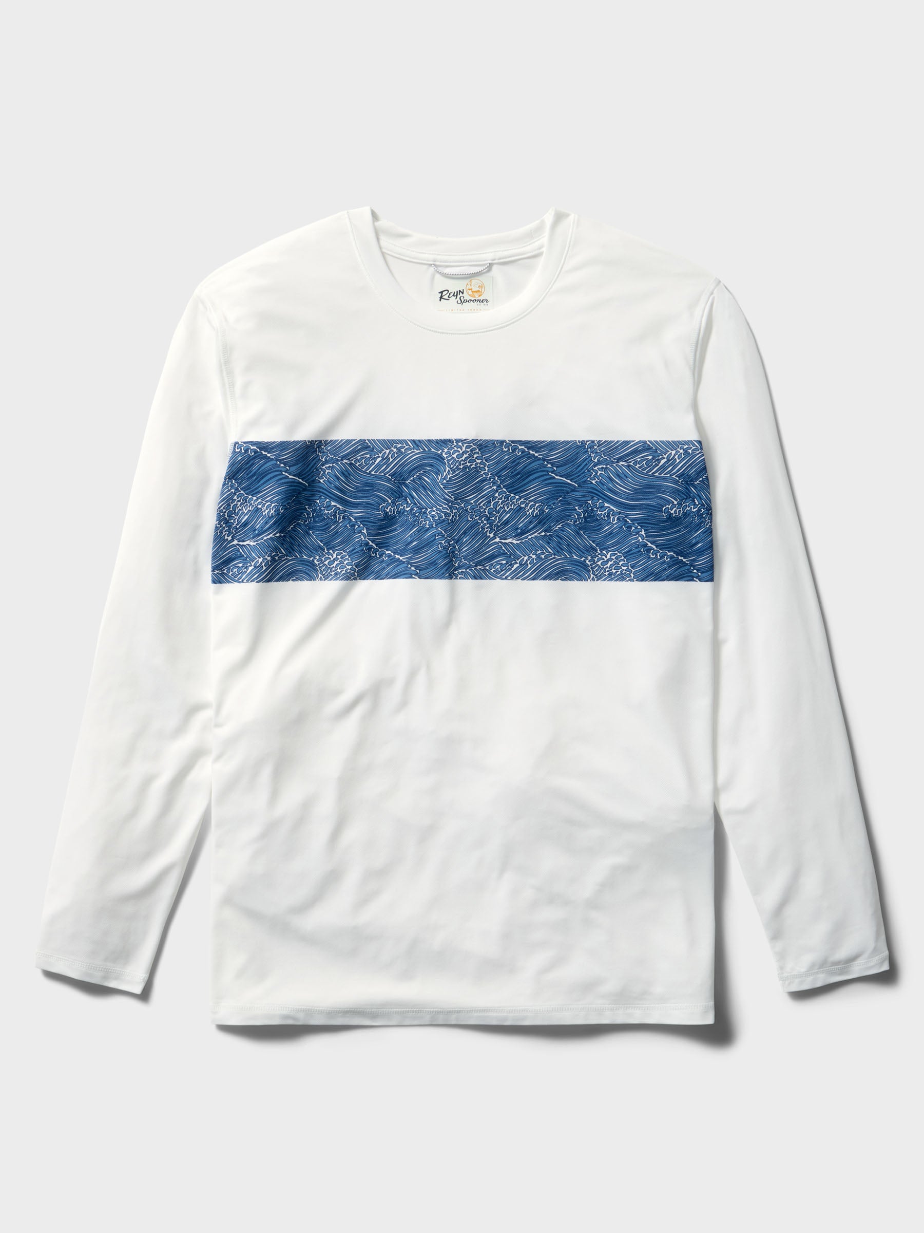 Reyn Spooner MOLOKAI CHANNEL SUN SHIRT in WHITE