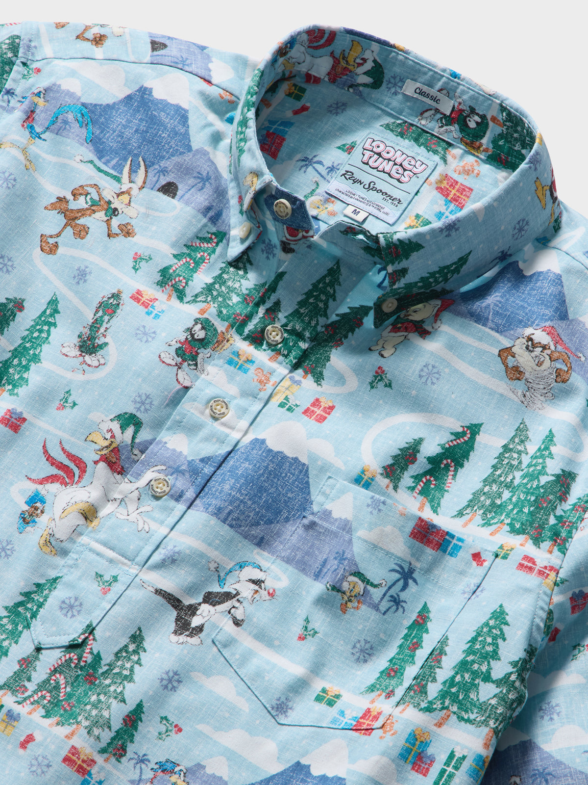 Reyn Spooner A LOONEY TUNES CHRISTMAS PULLOVER in BLUE
