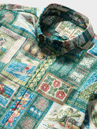 Reyn Spooner HAWAIIAN CHRISTMAS 2026 BUTTON FRONT in GREEN