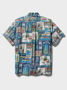 Reyn Spooner HAWAIIAN CHRISTMAS 2026 BUTTON FRONT in NAVY