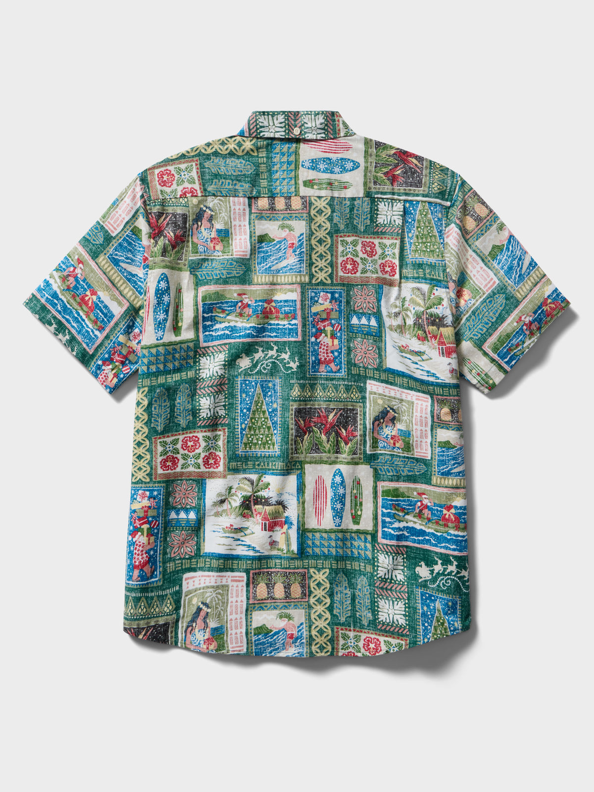 Reyn Spooner HAWAIIAN CHRISTMAS 2026 TAILORED in GREEN