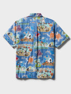 Reyn Spooner IT'S THE GREAT PUMPKIN, CHARLIE BROWN: 60TH ANNIVERSARY BUTTON FRONT in VINTAGE INDIGO