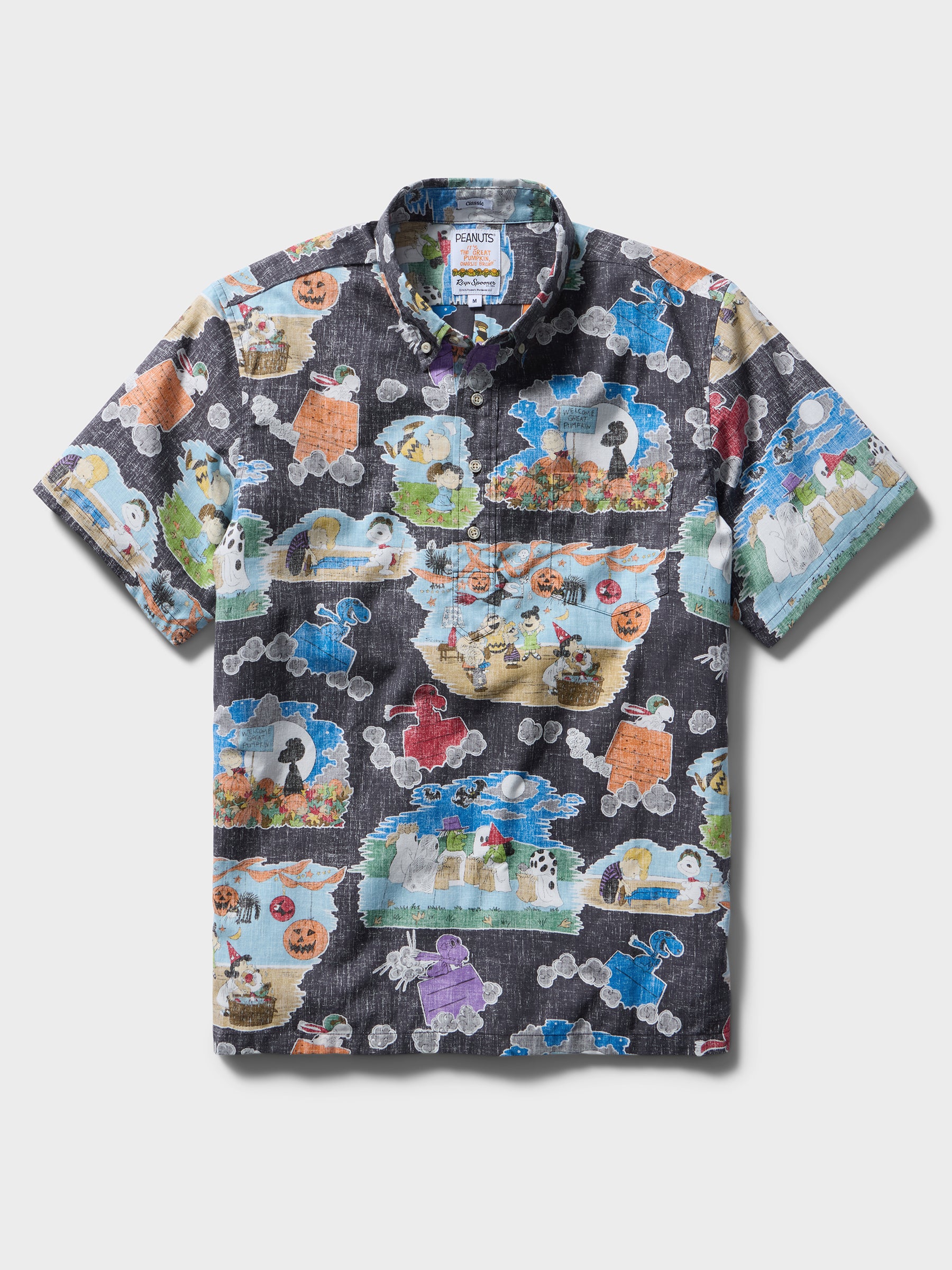 Reyn Spooner IT'S THE GREAT PUMPKIN, CHARLIE BROWN: 60TH ANNIVERSARY PULLOVER  in CHARCOAL