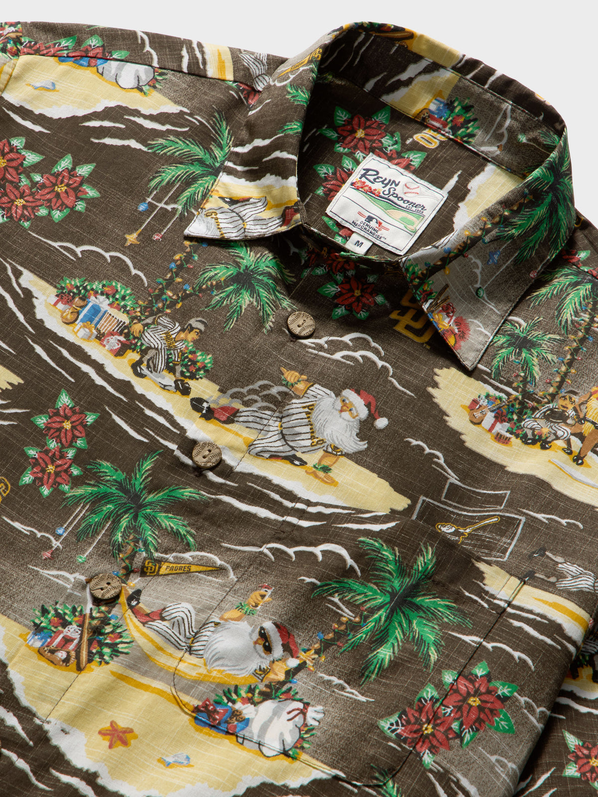Reyn Spooner MLB® SAN DIEGO PADRES CHRISTMAS in BROWN
