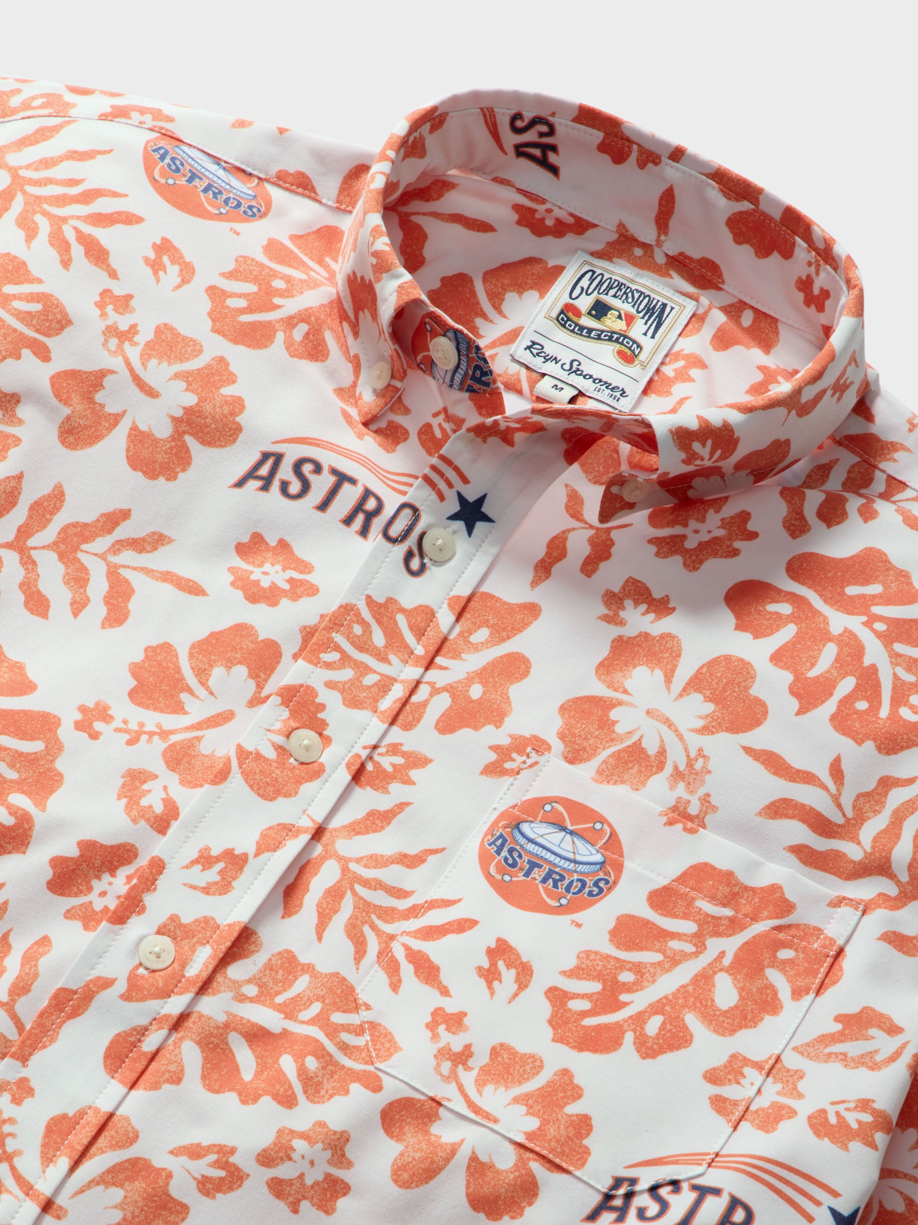MLB® HOUSTON ASTROS COOPERSTOWN PERFORMANCE ALOHA SHIRT – Reyn Spooner