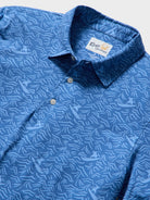 Reyn Spooner ISLAND GLIDE PERFORMANCE POLO in BLUE