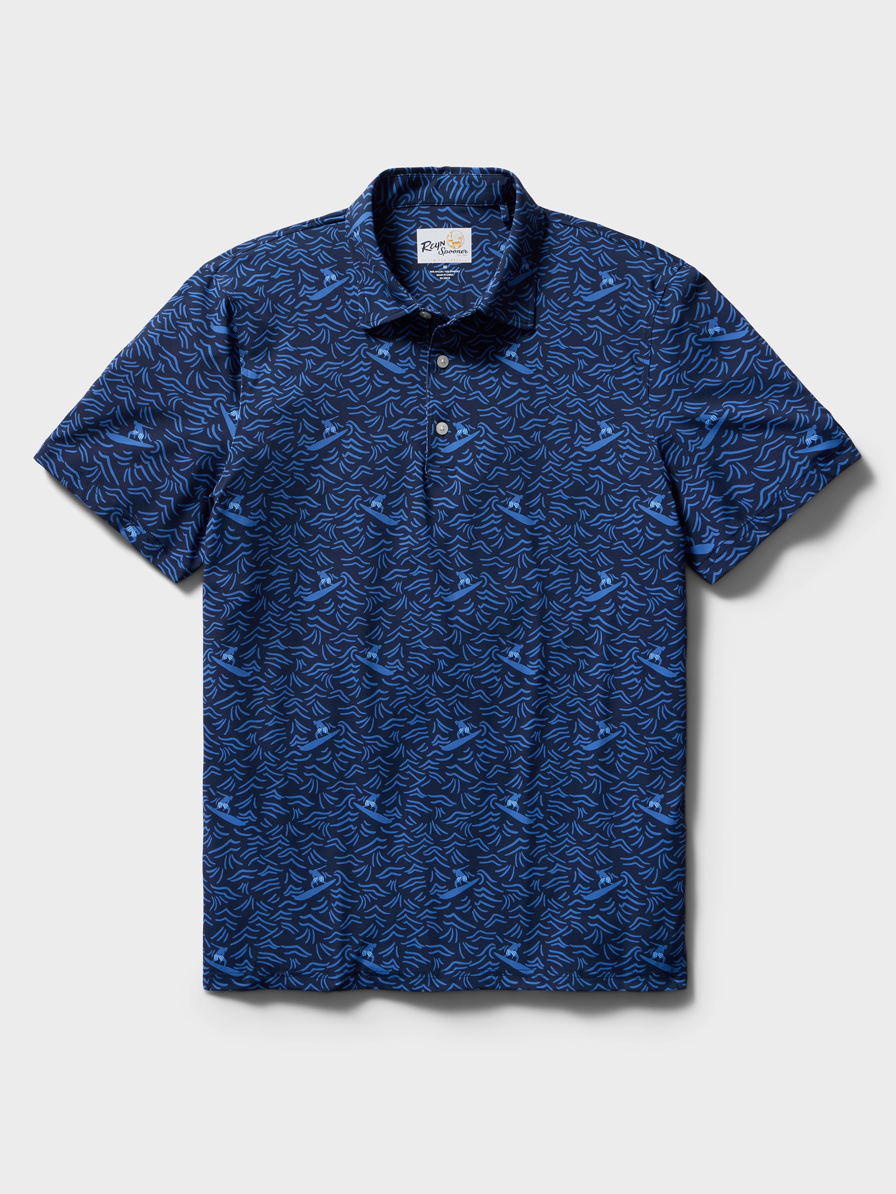 Reyn Spooner ISLAND GLIDE PERFORMANCE POLO in NAVY