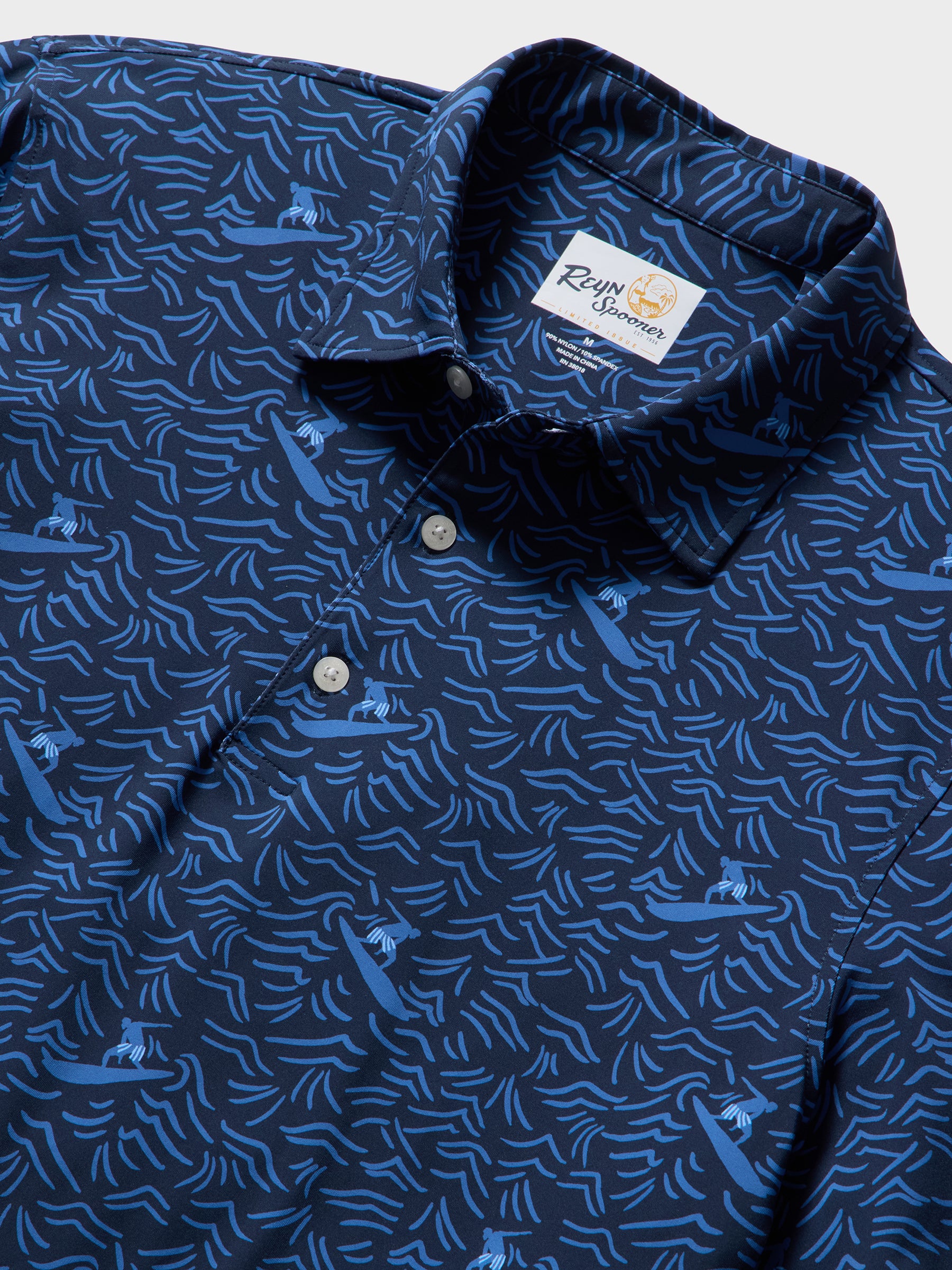 Reyn Spooner ISLAND GLIDE PERFORMANCE POLO in NAVY