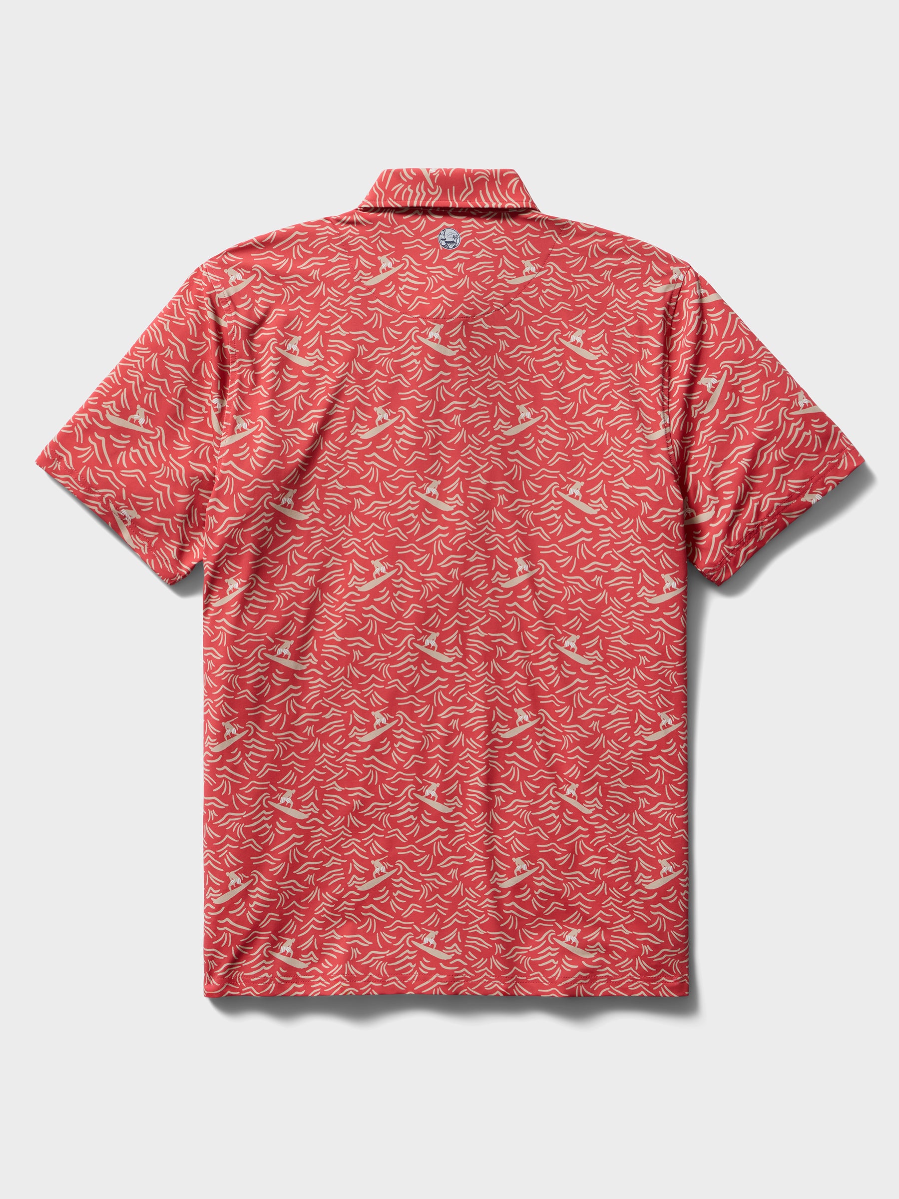 Reyn Spooner ISLAND GLIDE PERFORMANCE POLO in VINTAGE RED