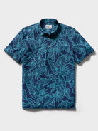 Reyn Spooner KALO LEAF PERFORMANCE POLO in NAVY