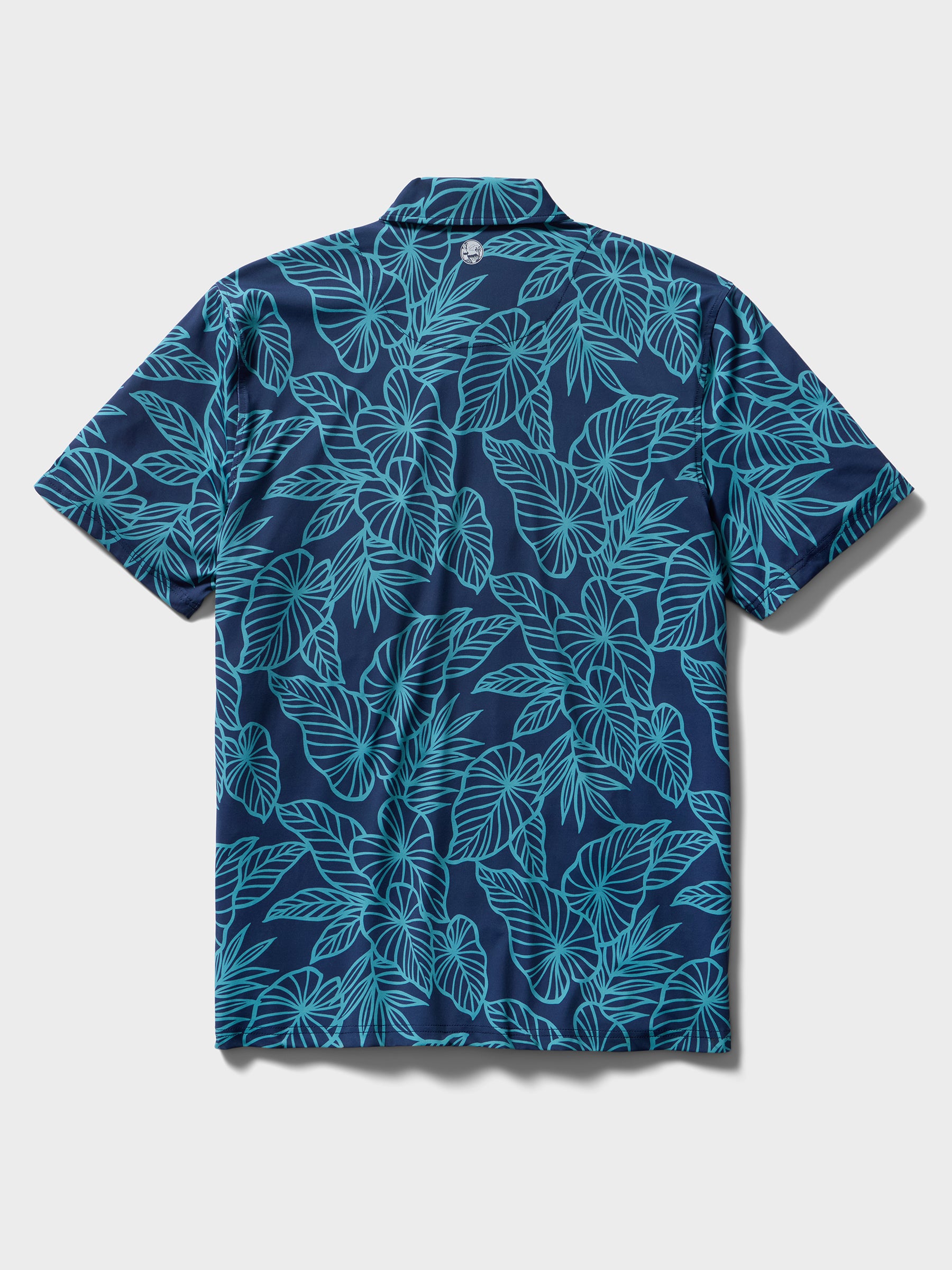 Reyn Spooner KALO LEAF PERFORMANCE POLO in NAVY