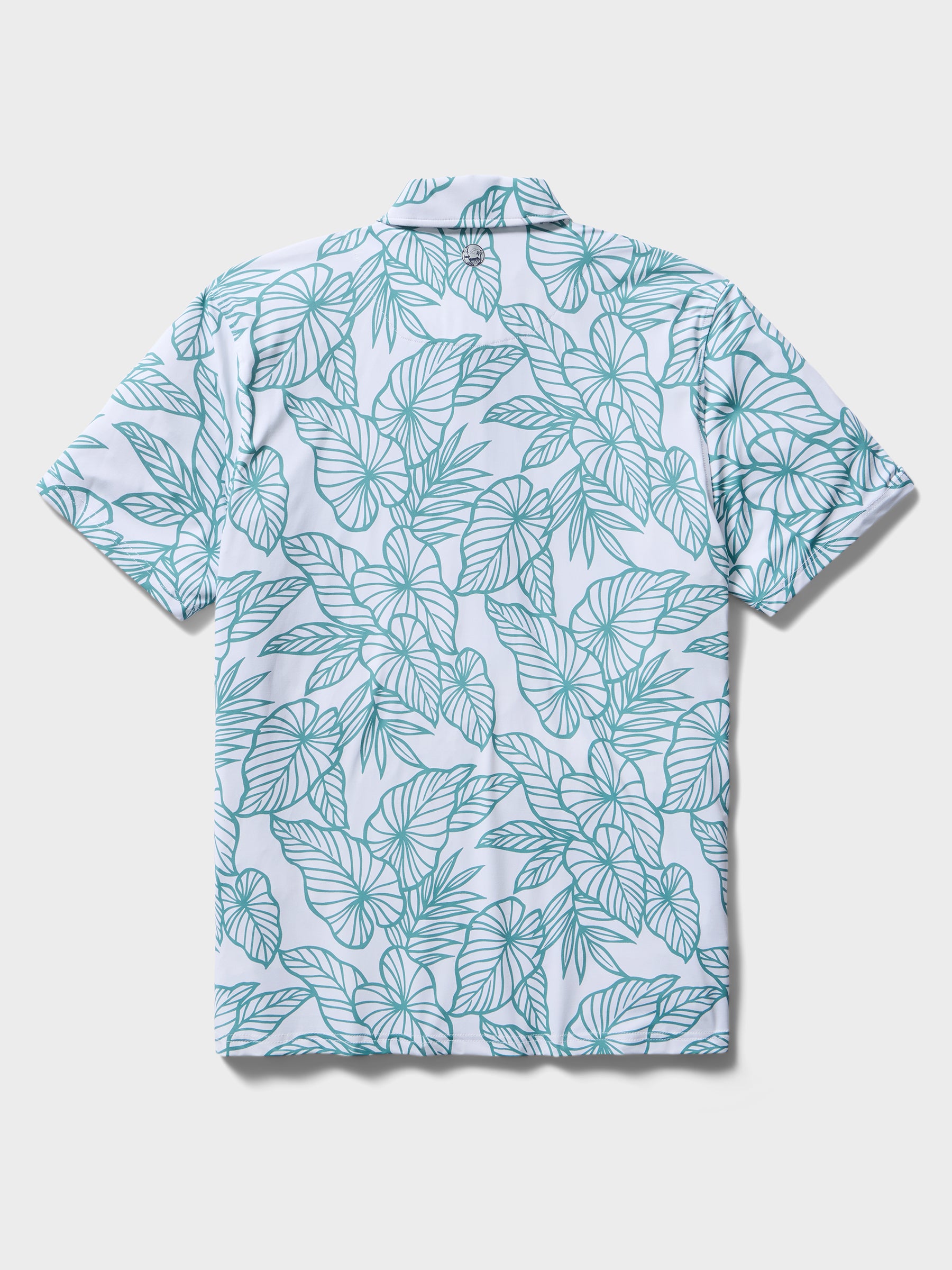 Reyn Spooner KALO LEAF PERFORMANCE POLO in WHITE