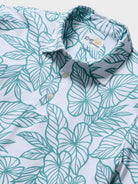Reyn Spooner KALO LEAF PERFORMANCE POLO in WHITE